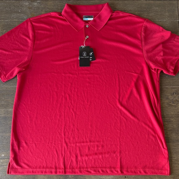PGA Tour Other - PGA Tour Red Polo Shirt